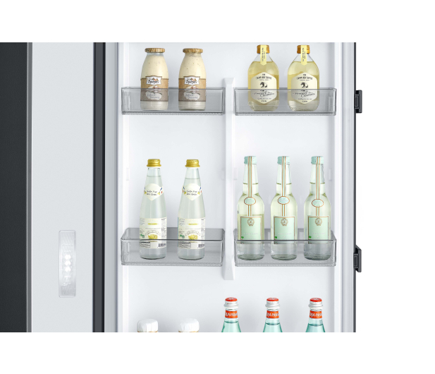 Lodówka Samsung RR39C76C322 EF Bespoke No Frost 186cm Czarne Szkło AI 387L - 1351931 - zdjęcie 6